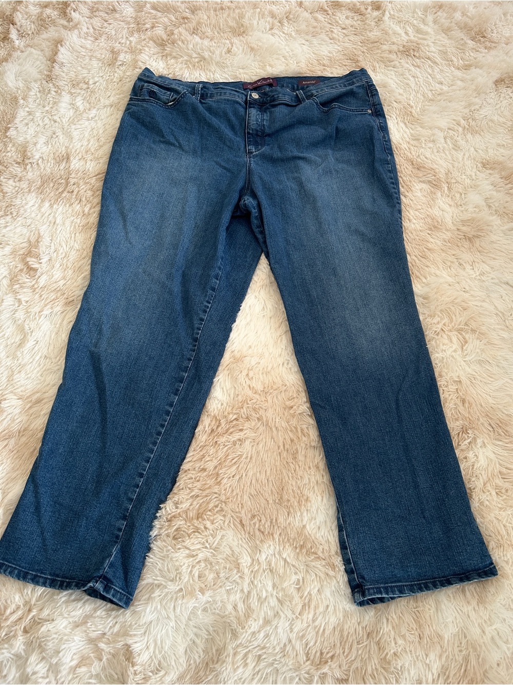 Gloria Vanderbilt Bootcut Jeans in Dark Blue